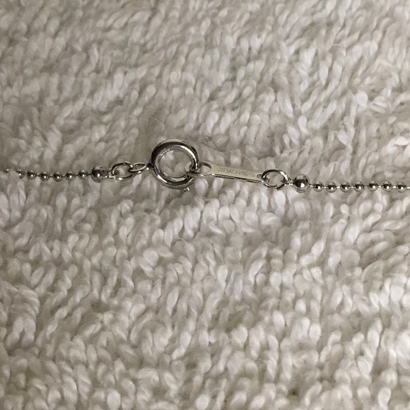 TASAKI Cross Necklace with Diamond in Sterling Silver (16") - Picture 6 of 6